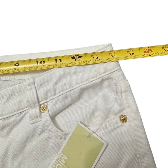 Michael Kors Selma Flare Leg Jeans In White NWT Sz 2 - Picture 11 of 16